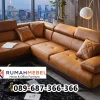 Sofa Sudut Palembang Bahan Kulit Kualitas Premium