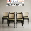 Kursi Makan Premium Rangka Kayu Kokoh dan Dudukan Empuk