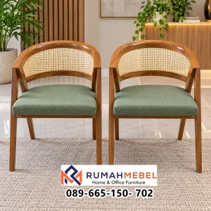 Kursi Kayu Minimalis Modern untuk Ruang Makan Mewah