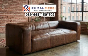 Sofa Kulit Asli Minimalis