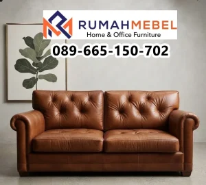 Sofa Kulit Asli Mewah