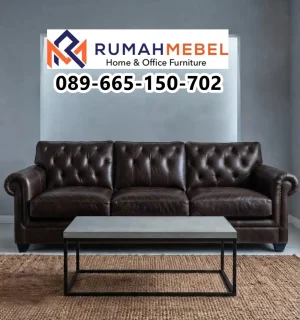 Sofa Kulit Asli Import